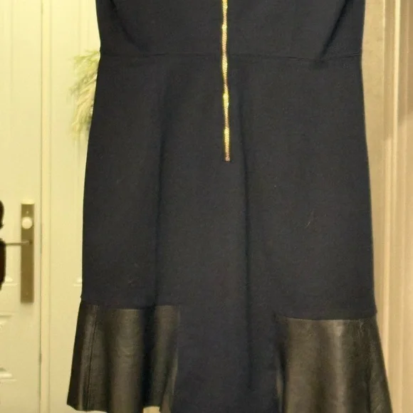 Club Monaco Navy Dress with Black Hem - Picture 6 of 7